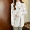 VAYLA Velvet Turtleneck Long Sleeve Tops Ladies Casual Solid Color Pullovers Undershirt Loose Autumn Winter Thin T-Shirts Fashion Women's Clothing