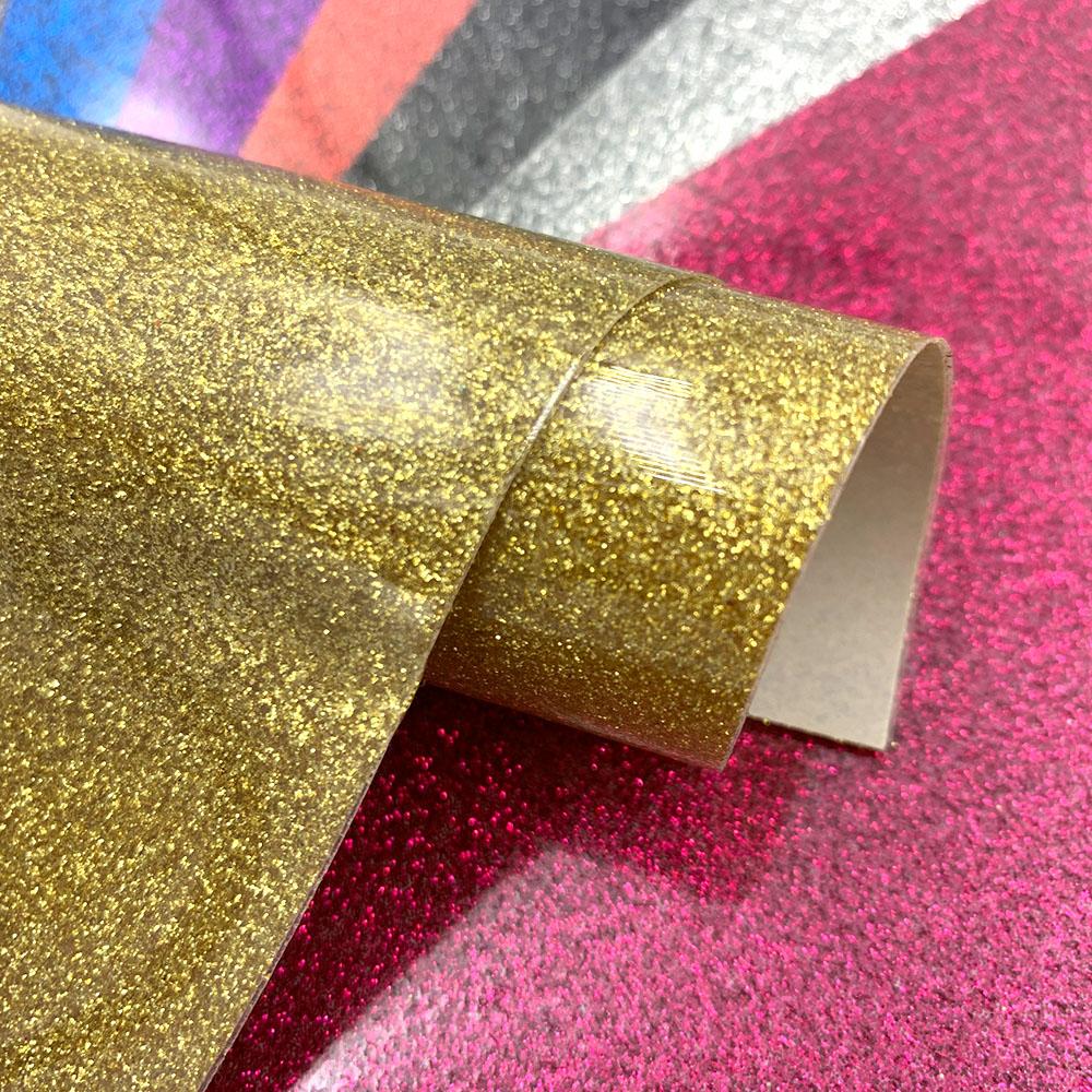 Sheet Glitter Shiny Heat Transfer Vinyl Iron-on Heat Press HTV T-shirt Textiles Cricut Iridescent Craft Cutter Film Sparkle