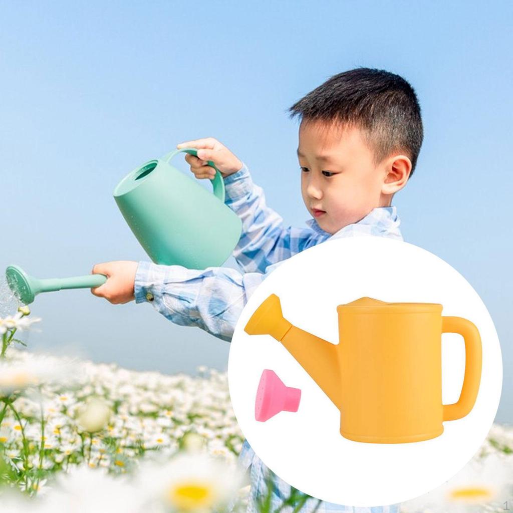 Small Watering Can 23.7oz with Sprinkler Head Comfortable Handle Sprinkling Kettle Gardening Fun for
