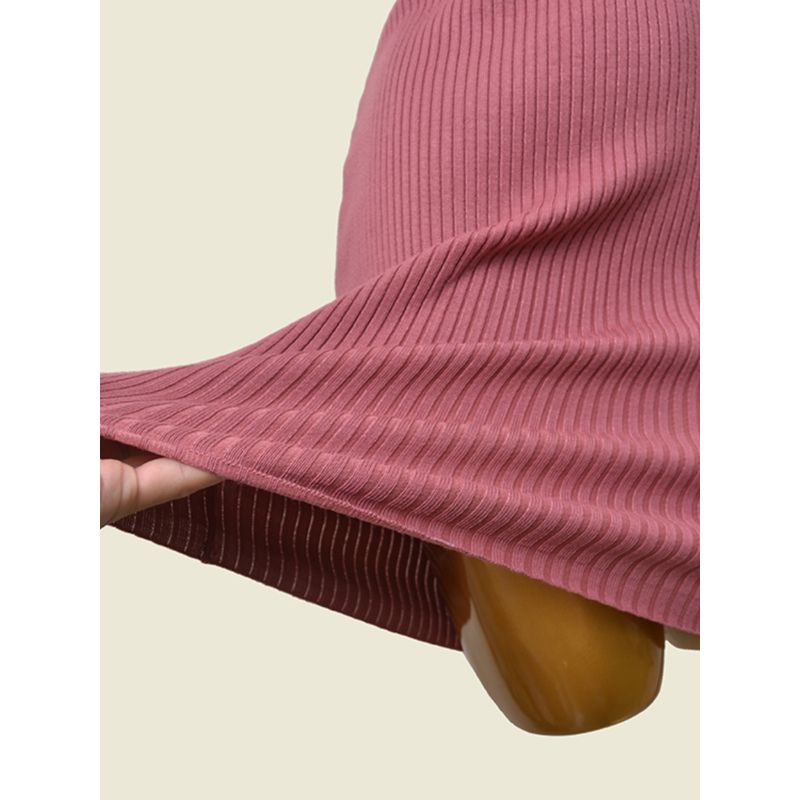 Fashion Style Lace-up Cutout Sunken Stripe High Elastic Knitted Hip Skirt Sexy Sexy Sleeveless Silm Export Dress