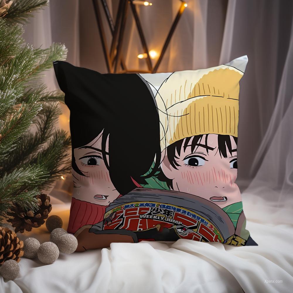Anime Look Back S-Suddenly Cushion Cover Premium Comfort Reversible Pillow Cove -Two In One Design for Any Room & Car Interior