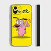 C- Court The C- Cowly Dog Phone Case For IPhone 17 Air 16 15 14 13 Pro Max 11 12 Black Silicone Cover