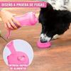 Portable Manual Dog Water Dispenser - No Battery Needed, Durable Plastic Pet Drinking Cup with Ergonomic Handle for Outdoor Walk