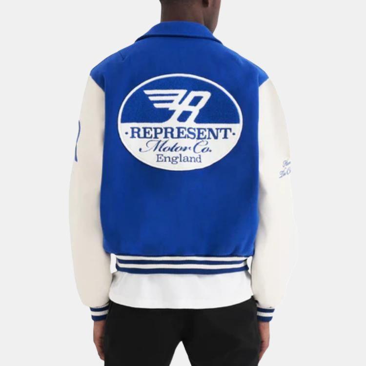 REPRESENT FW22 Baseball Jacket Men's Blue M01143-109