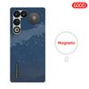 For Red Magic 11 Air/11 Pro/11 Pro+ Carbon Case 600d Kevlar Aramid Fiber Fabric Ultra Thin Hard Cover Magnetic balckSlimlightred