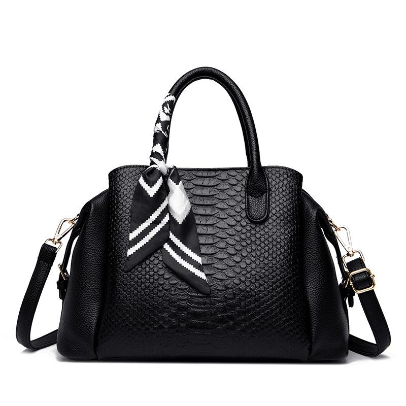 Bolso nuevo bolso de mujer bandolera bolso grande gran capacidad moderno retro versátil patrón de cocodrilo bolso almohada