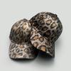 Retro Personalized Leopard Print Baseball Cap Men'S And Women'S Hard Top Sunshade Print Street Cross-Border Cap