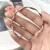 Silver Color Twisted Wave Bracelets Bangles For Women Hand Jewelry New Fashion Cuff Bangles Girl Simple Accessories Pulseras