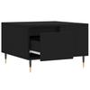 Coffee Table Black 55 X 55 X 36.5 Cm Particleboard