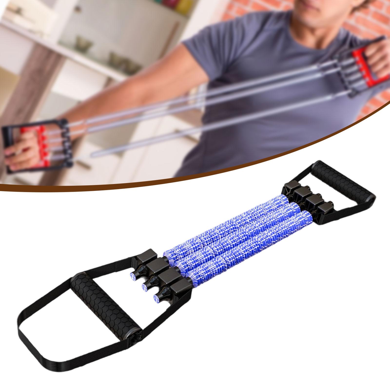 

Chest Expander Muscle Training Exerciser for Strength Training Home Gym синий