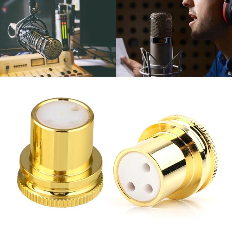 2pcs XLR Dust Caps Noise Stopper Shielding Caps Enhances Signal Stability and Auditory