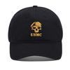 Lyprerazy Baseball Hat USMC Skull Unisex Embroidery Baseball Cap Washed Cotton Embroidered Adjustable Cap