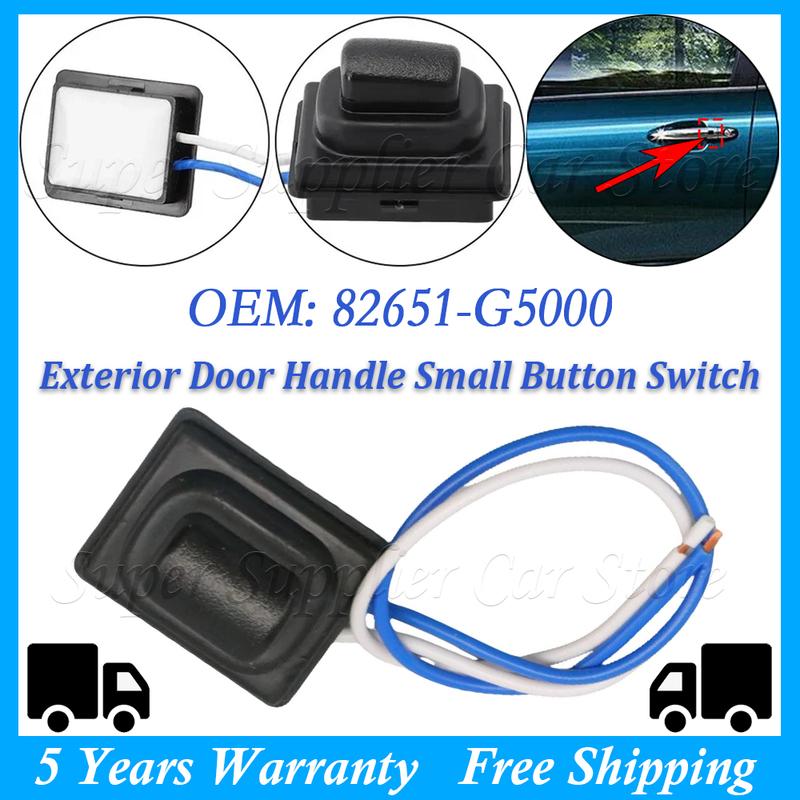 New Car Front Left Exterior Door Handle Small Button Switch Fits For KIA For NIRO 2016 2017 2018    82651-G5000