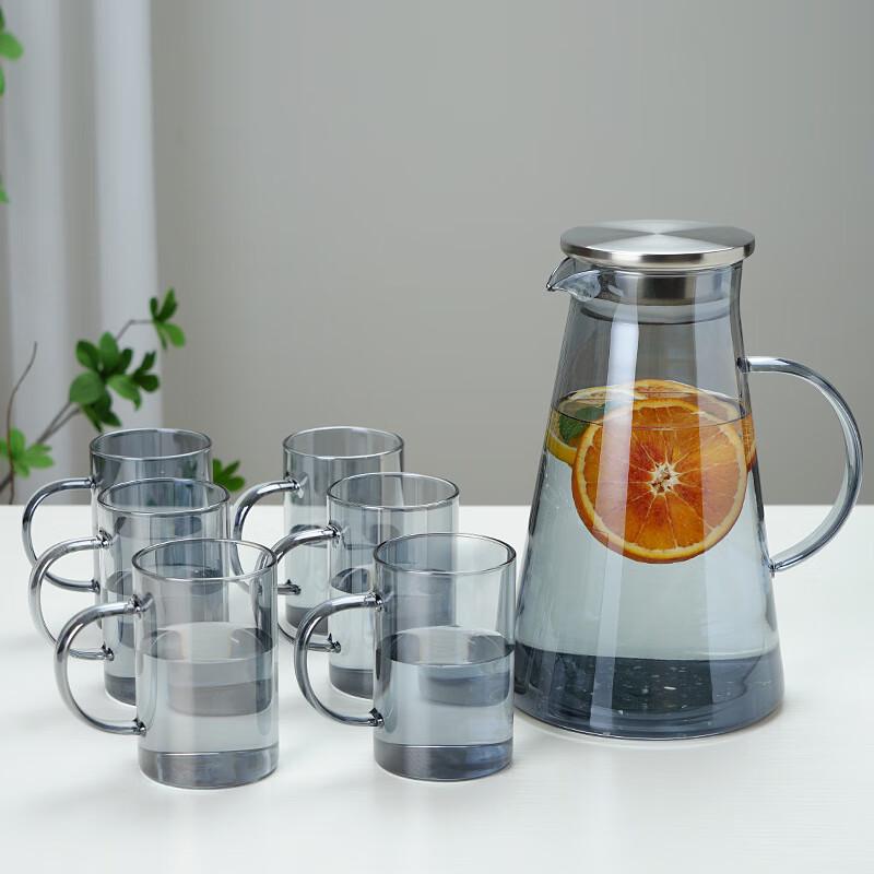 Sejana Thick Glass Cold Water Pitcher Set