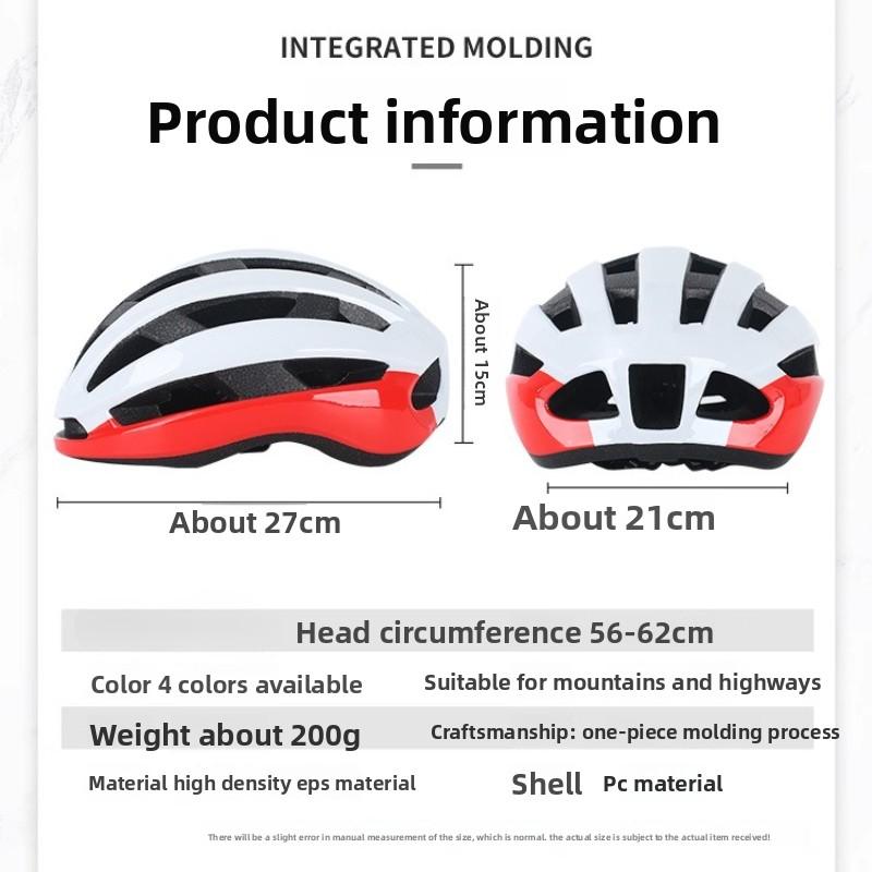 Adult mountain bike road helmet integrated sports cycling equipment men's and women's cycling helmets