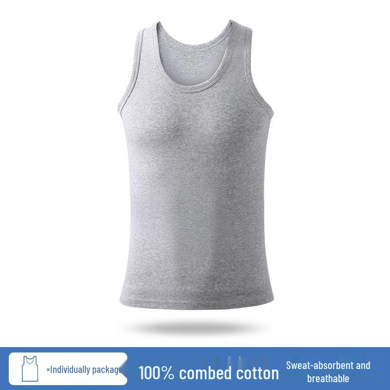 

Men’s Pure Cotton Fitness Vest – I-Shape, Bottoming Layer, Sports Suspenders, Inner Sweatshirt L