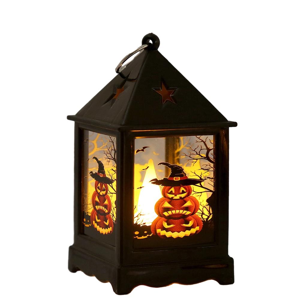 Creative Led Pumpkin Night Light For Halloween Decoration European Style Plastic Lamp For Kids Nursery And Festivals