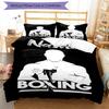 Set Biancheria da Letto Boxe con Nome Personalizzato 3 Pezzi Copripiumino Chiusura Include 1 Copripiumino e 2 Federe, Morbido e Confortevole per Tutte le Stagioni.