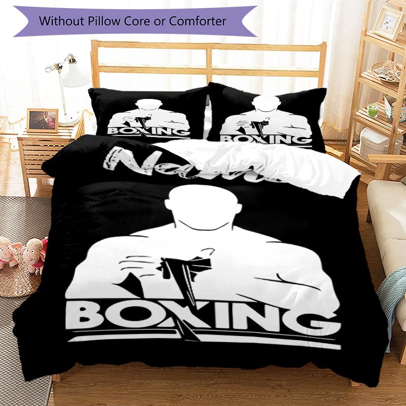 Set Biancheria da Letto Boxe con Nome Personalizzato 3 Pezzi Copripiumino Chiusura Include 1 Copripiumino e 2 Federe, Morbido e Confortevole per Tutte le Stagioni.