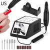 Portable Nail Drill Machine Electric Manicure Nail Polishing Head Kit For Gel Polish Professional Manicure Tool Salon Equipment