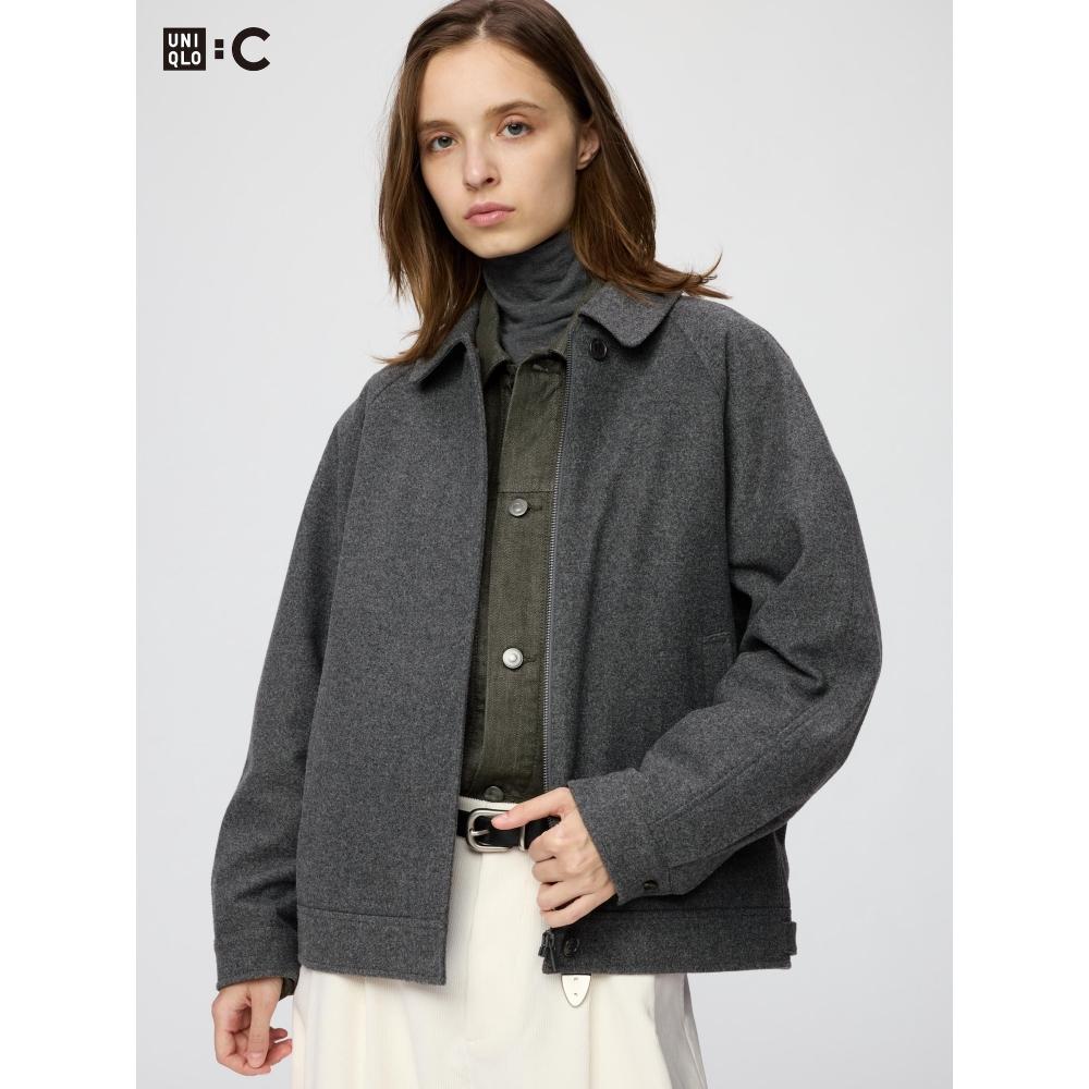 Uniqlo Wool Blend Harrington Jacket