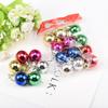 12pcs 3cm Christmas Ball Christmas Tree Ornament Hanging Pendant Glitter Baubles Balls Home Christmas Decoration New Year Gift