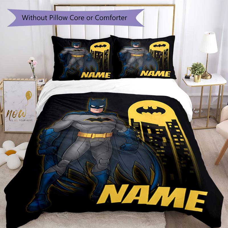 Warner (29) Customize Your Name Bedding Set Breathable Duvet Cover with Pillowcases Home Decoration Birthday Gift