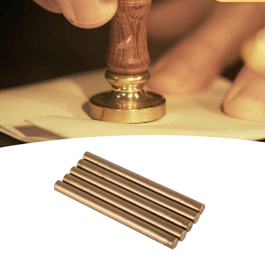 5pcs Sl Stamp Wax Sticks For Sling Vintage Birthday Wedding Invitation Cards (  Dy)