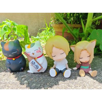 Nouveau en stock Compte Amis Anime Chats Enseignants Dormant Côte à Côte Assis en Rangées Boîte Aveugle Modèles Ornements