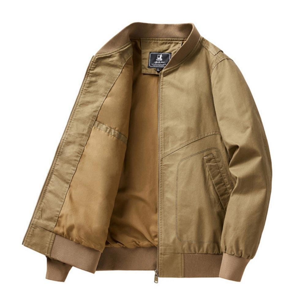 2025 Men's Autumn and Winter Bomber Flight Jackets Windproof Pilot Jacket Casual Motorcycle Baseball Coat for MEN