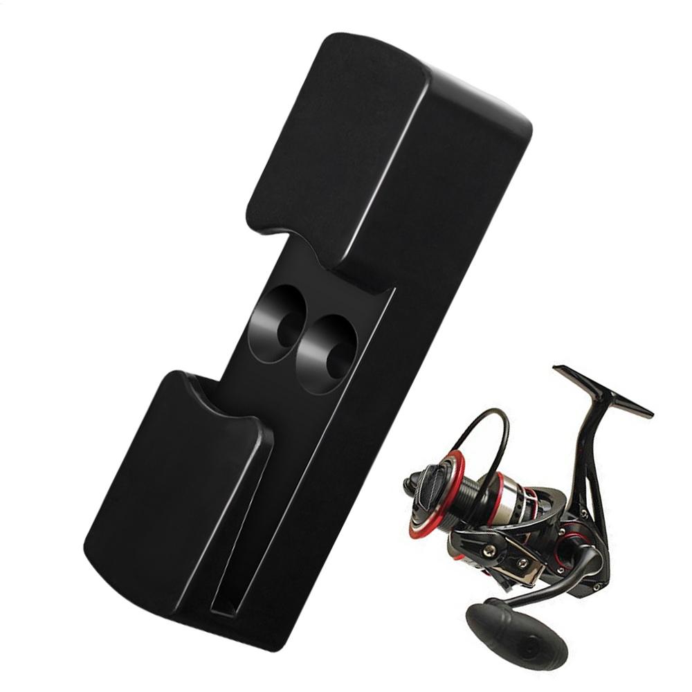 Fishing Reel Holder Wall Mount Fishing Reel Storage Storage Organizer Quick-Release Hanger For Garage Door Beach Shore Catfish