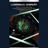 SANDA Watch Cool Trend Multifunctional Sports Waterproof Dual Display Electronic Watch