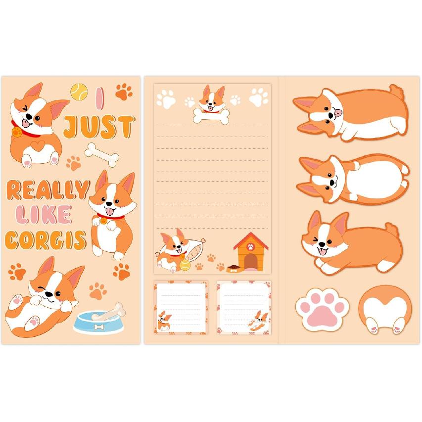 Coquette Pink Bow Sticky Note Set 8 Pads Bowknot Notepad Cute Preppy Writing Reminder Memo Pad Page for Annotating Back to School Office Classroom