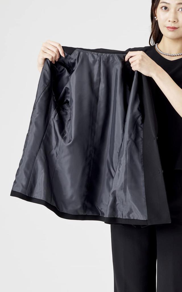 Mourning by Trauerhose Hose Formal Schwarz Alle 9 ALB026 Aniva Organic [Aniba Organic] [Waschbare Kleidung] [Betreutes Fachpersonal] Kleidung, Damen