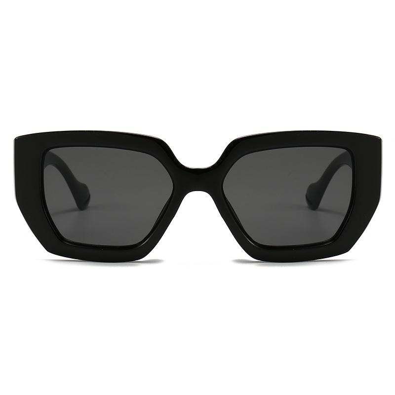 New polygonal sunglasses men's fashion European and American retro sunglasses women's trend modern large-frame sunglasses