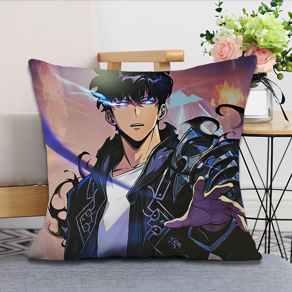 blood Hot soft Season2 Comfortable Pillow Case for Sofa Living Room Home office Decor Anime and Solo Leveling Protective  Covers