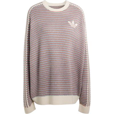 adidas Originals FW25 Holiday Pack Knit Casual Vacation Style Loose Fit Pullover Long Sleeve Sweater Men Sweater KQ6292