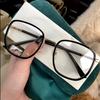 Large Oversized Myopia Glasses Women Men Classic Square Frame Glasses Anti-Blue Lamp Eye Protective Computer Glasses 0 To -4.0