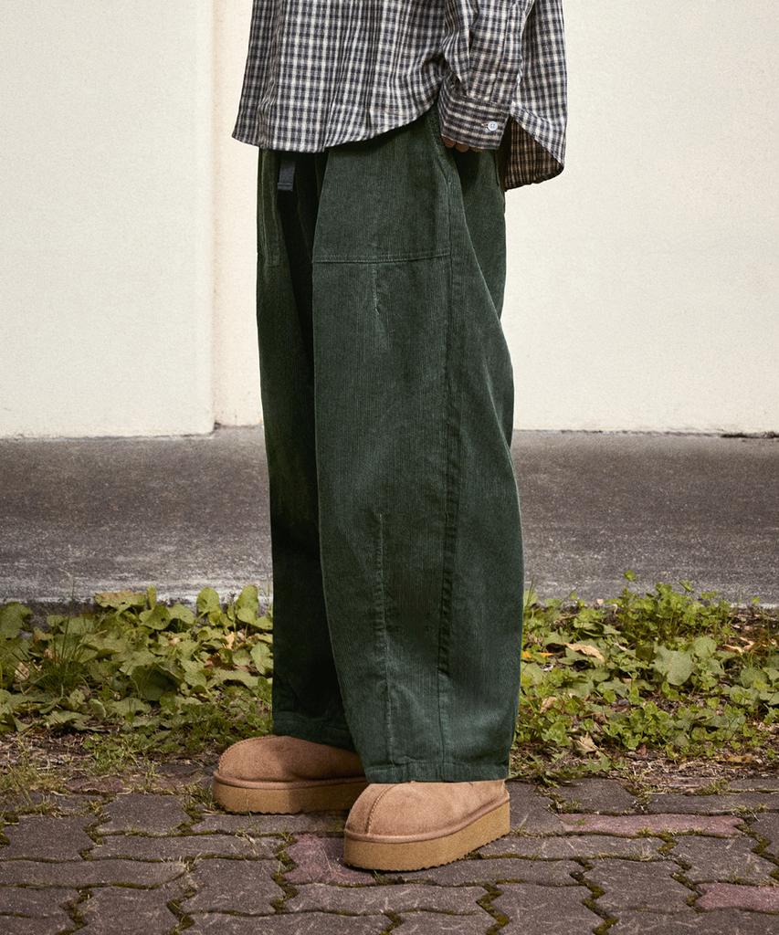 MINIMALPROJECT Fatigue Balloon Corduroy Pants Mpt110 [Khaki]