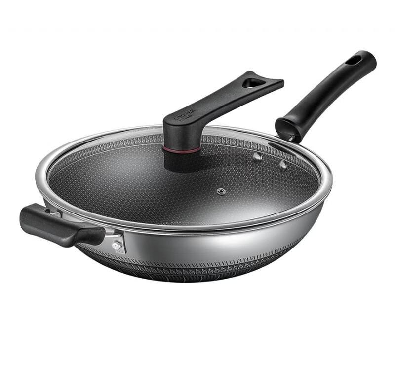 COOKER KING 32cm Double-Sided Honeycomb Wok