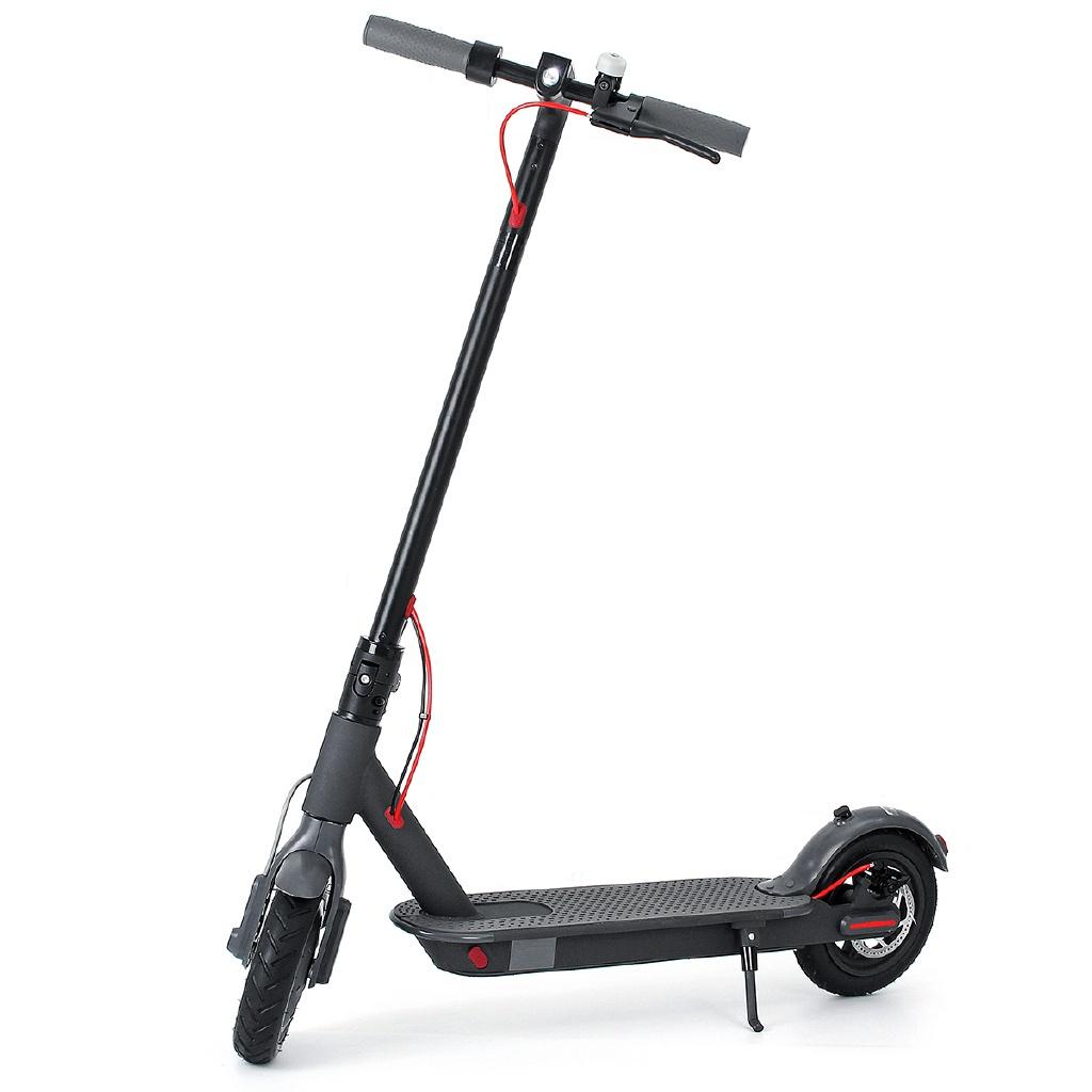 Trotineta Elétrica Dobrável para Adultos Bicicleta Elétrica 350W Preta Acessórios Trotinetes Bicicleta Elétrica