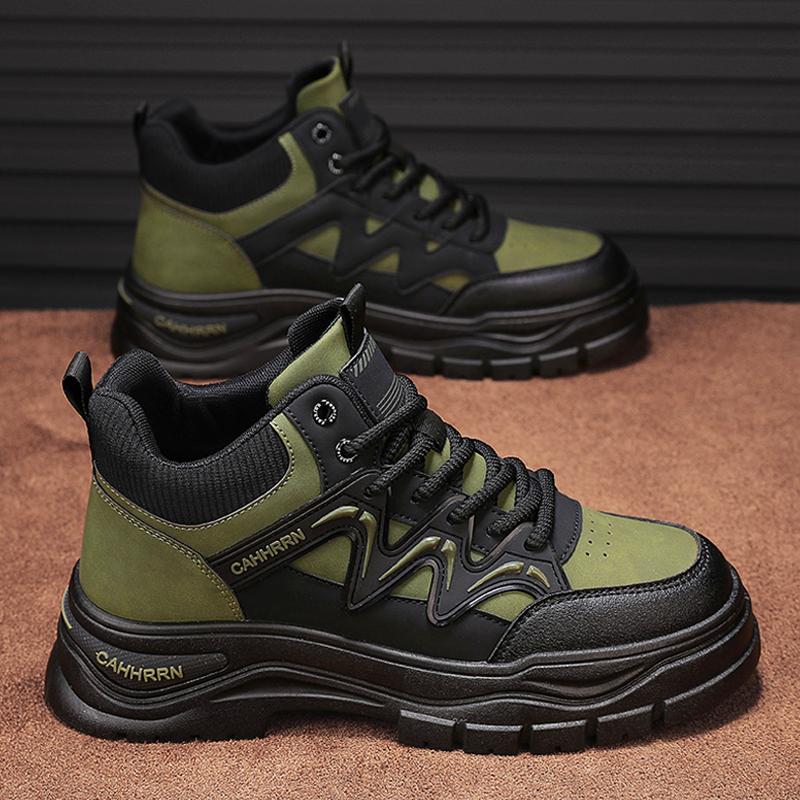 

Fashion CYYTL Mens Boots Casual Shoes Cowboy Combat Tactical Motorcycle Chelsea Ankle Leather Work Outdoor Hiking Designer Luxury Winter 39