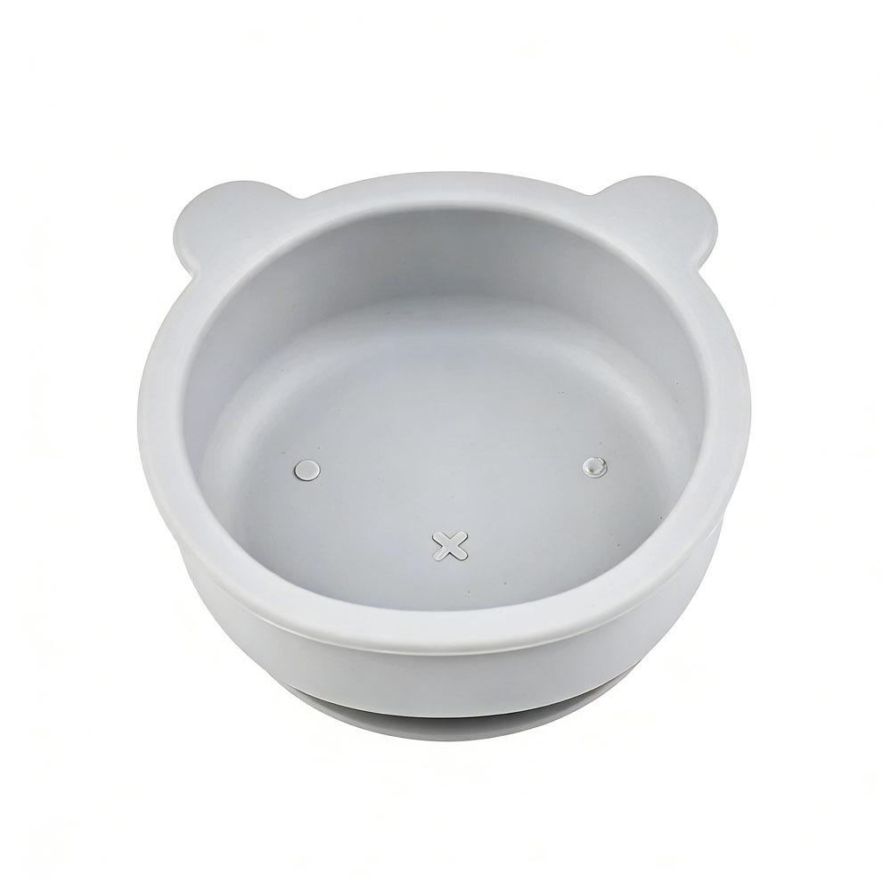Silicone Baby Tableware Set: Feeding Bowl, Fork, Spoon & Food-Grade Dinner Plate