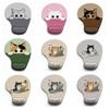 Non-Slip Comfortable Wrist Rest Soft Desktop Wrist Support Cartoon Animal Mouse Pad  Home Office