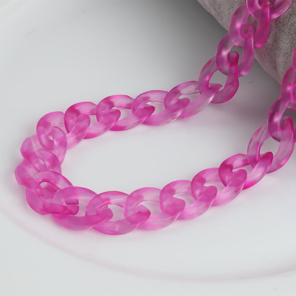 Cadena de Gafas Acrílica Mate de Moda para Mujer Cordón Soporte Cadena para Gafas de Lectura Cadena para Colgar Gafas en el Cuello Correa Cuerda