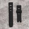 20mm Watch Band Silicone Pin Buckle Waterproof Sweat Proof Watch Strap