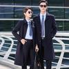 Kasey Unisex Wool Blend Mid-Length Professional Overcoat
