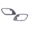 2 Gray Interior Door Handle Bezels for Chevy Truck 95-99 (New)