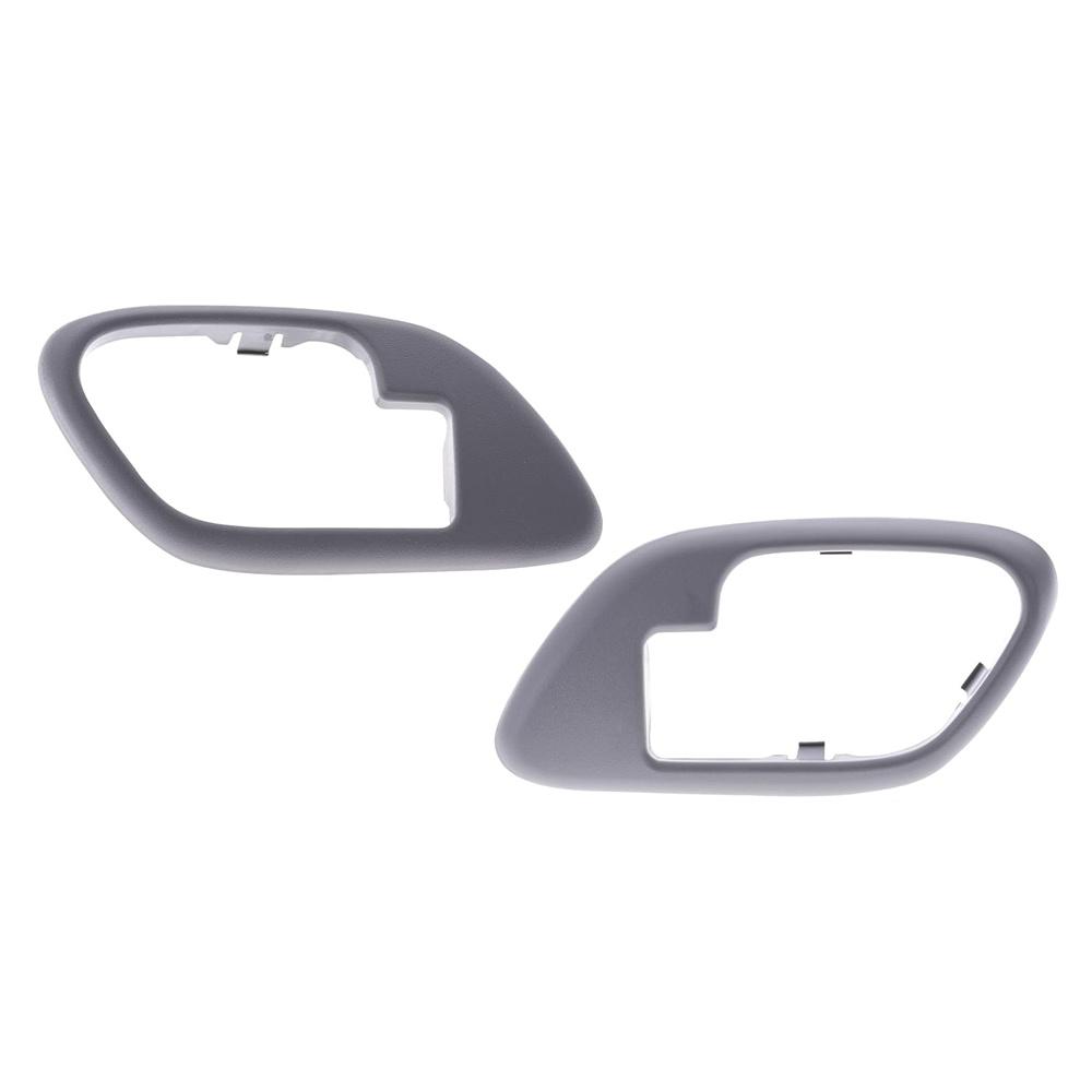 2 Gray Interior Door Handle Bezels for Chevy Truck 95-99 (New)