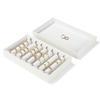PU Leather Ring Holder Jewelry Tray with Protective Cover Professional Finger Ring Organizer for Storage and Display